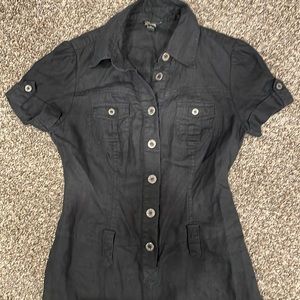 Guess dark linen dress